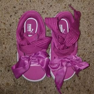 purple puma sneakers toddler size 8